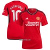 Camisola Manchester United Rashford 10 Mulher Equipamento 1ª 23/24